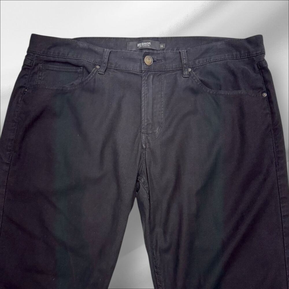 HUDSON Men’s 38 x 30 Black BLAKE SLIM STRAIGHT